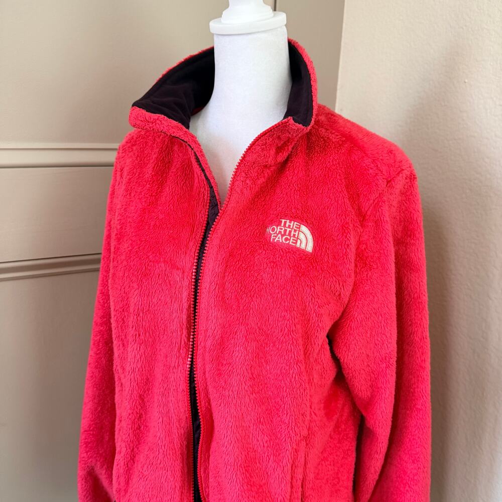 The North Face Womens Osito Jacket Dark Pink Fleece Size M Gorpcore Athleisure - Picture 2 of 10
